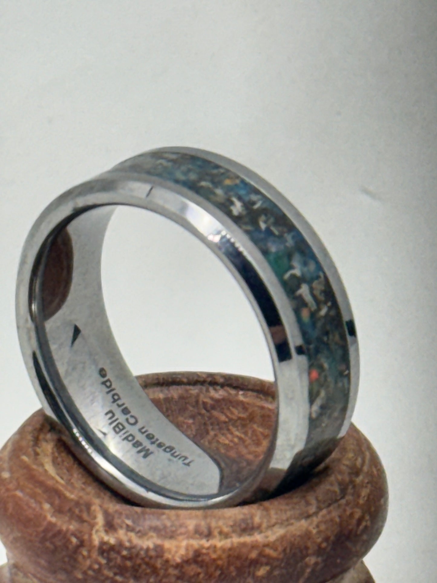Universe Meteorite Fire Opal Mens