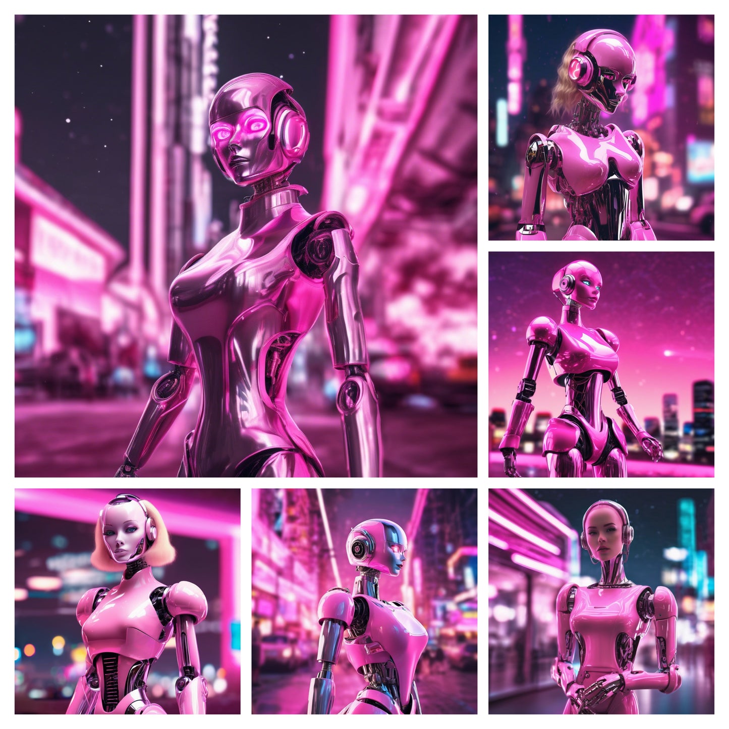PINK PASSIONATE ROBOTS
