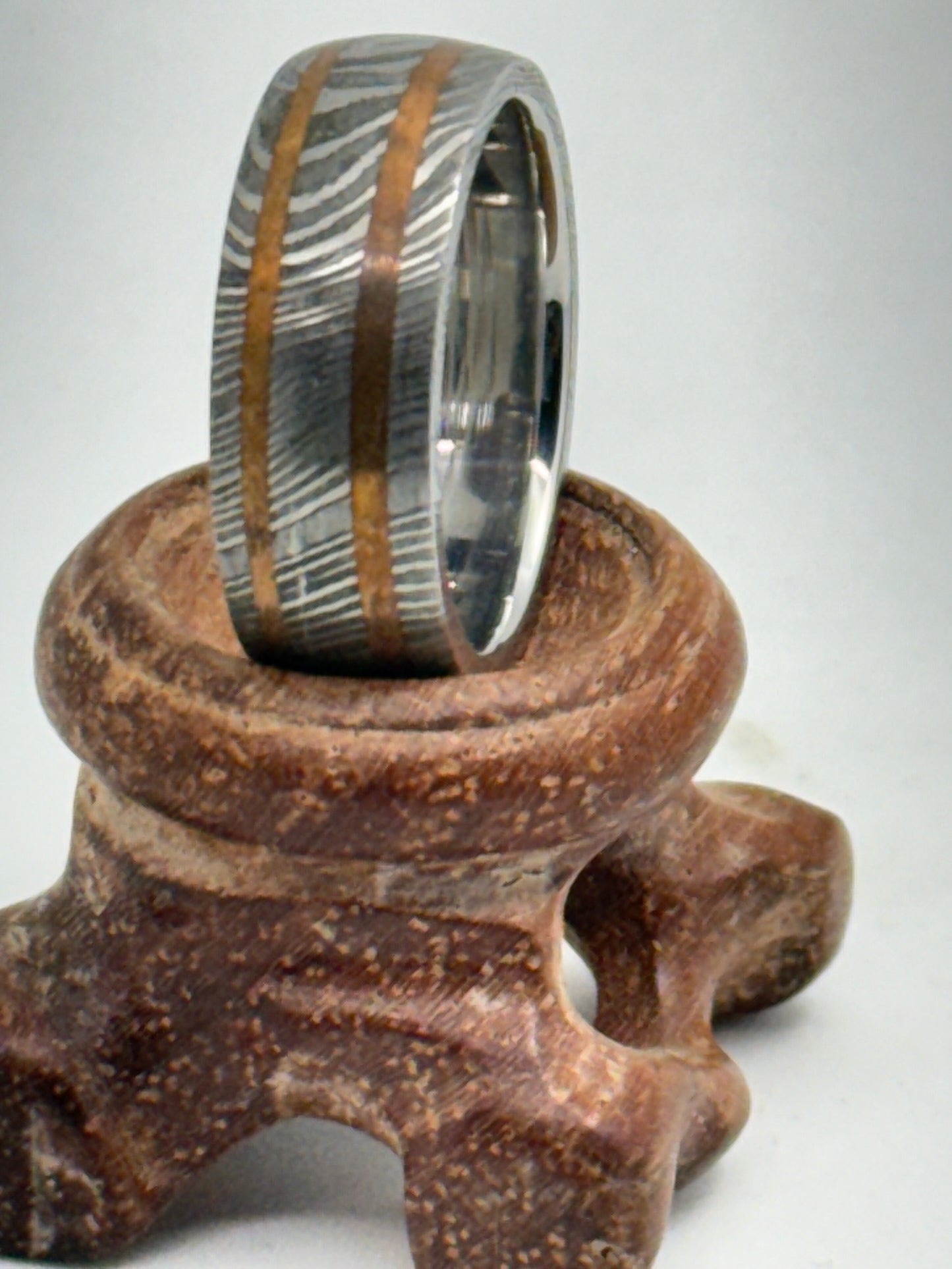 Damascus Copper Banded