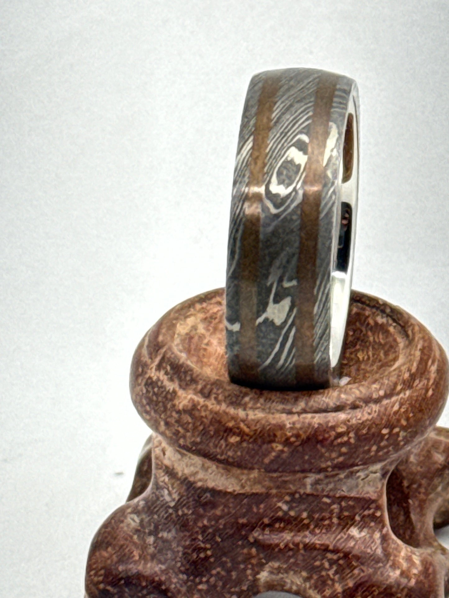 Damascus Copper Banded
