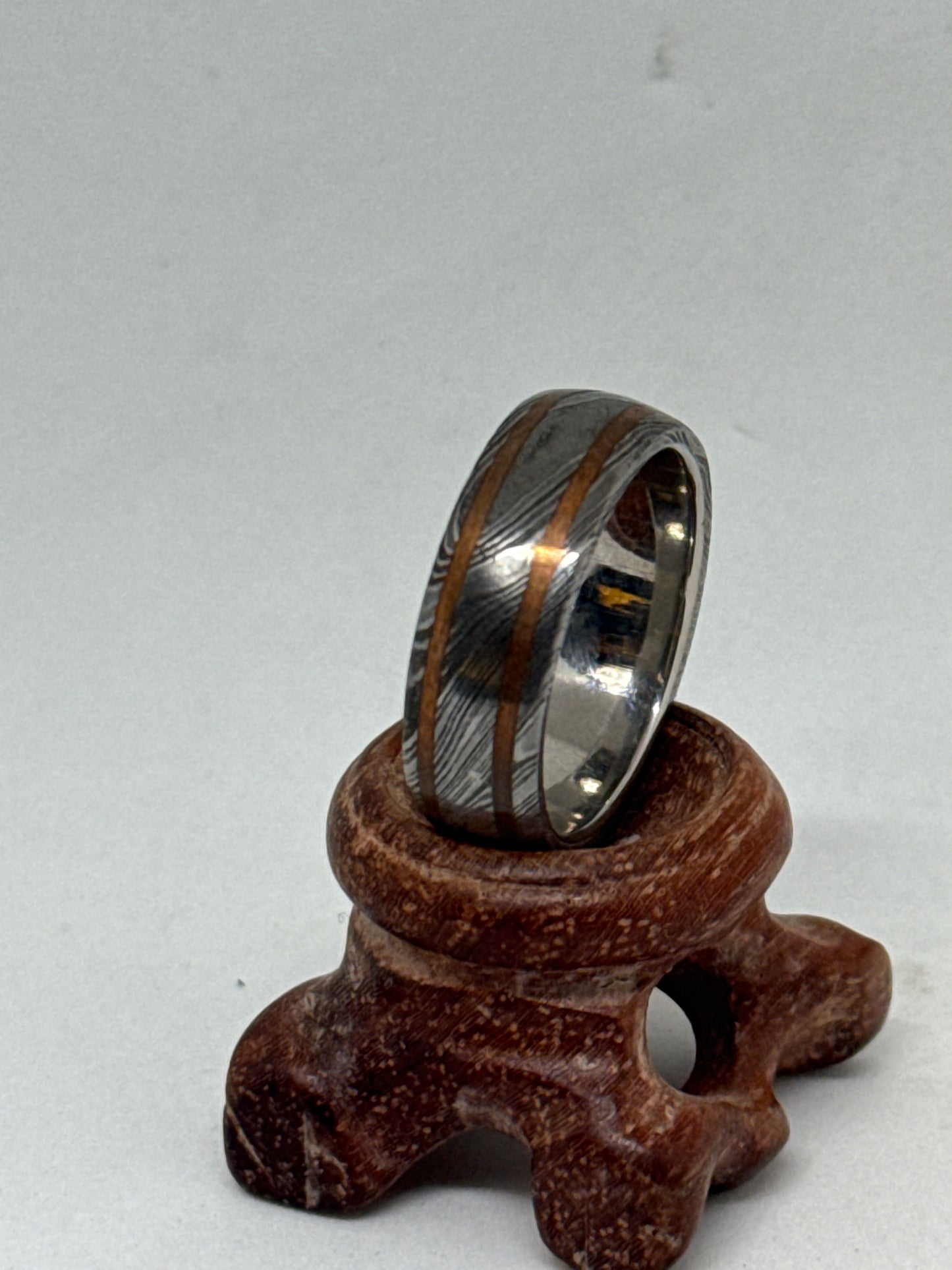 Damascus Copper Banded