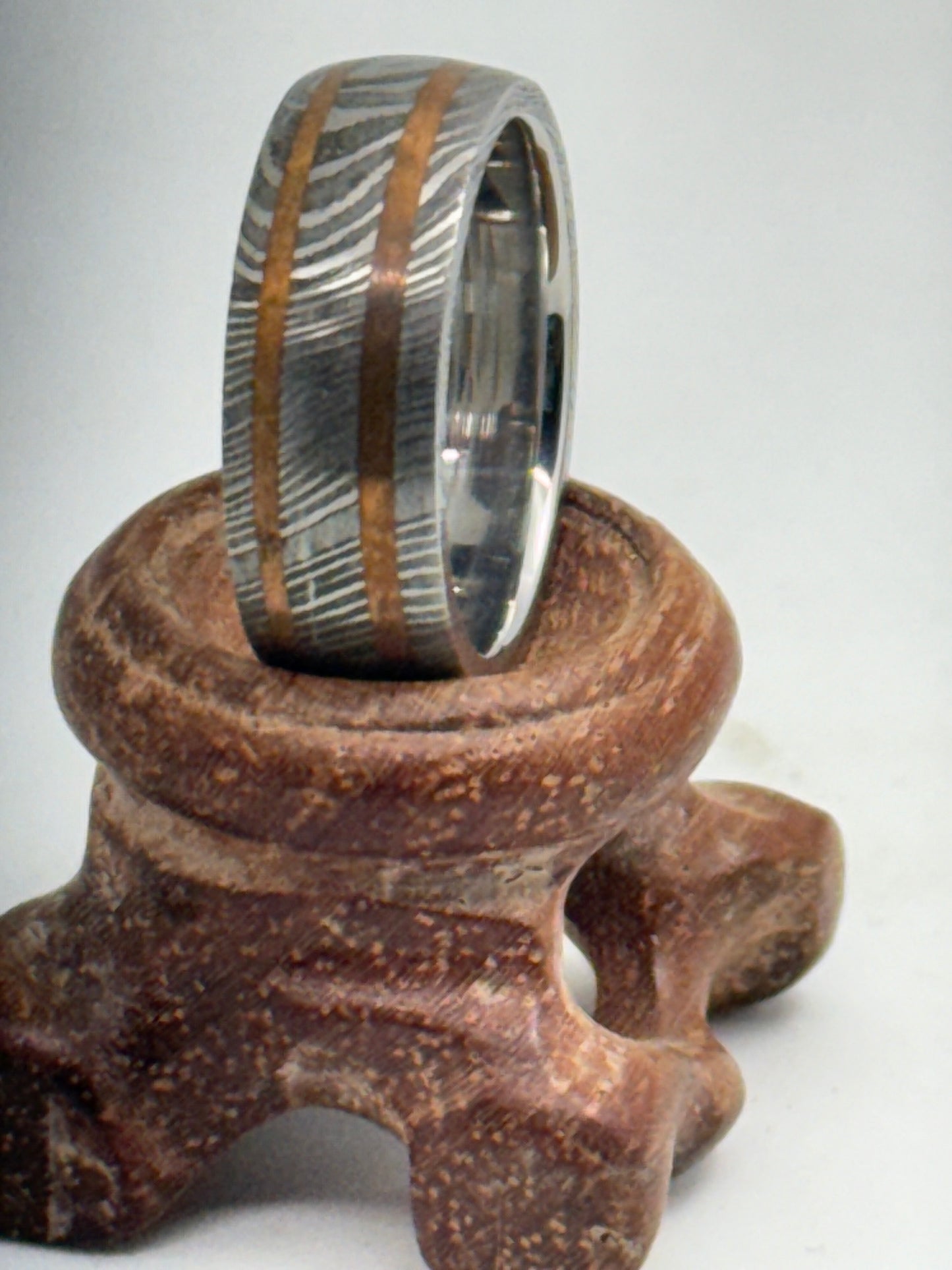 Damascus Copper Banded