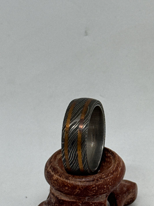 Damascus Copper Banded