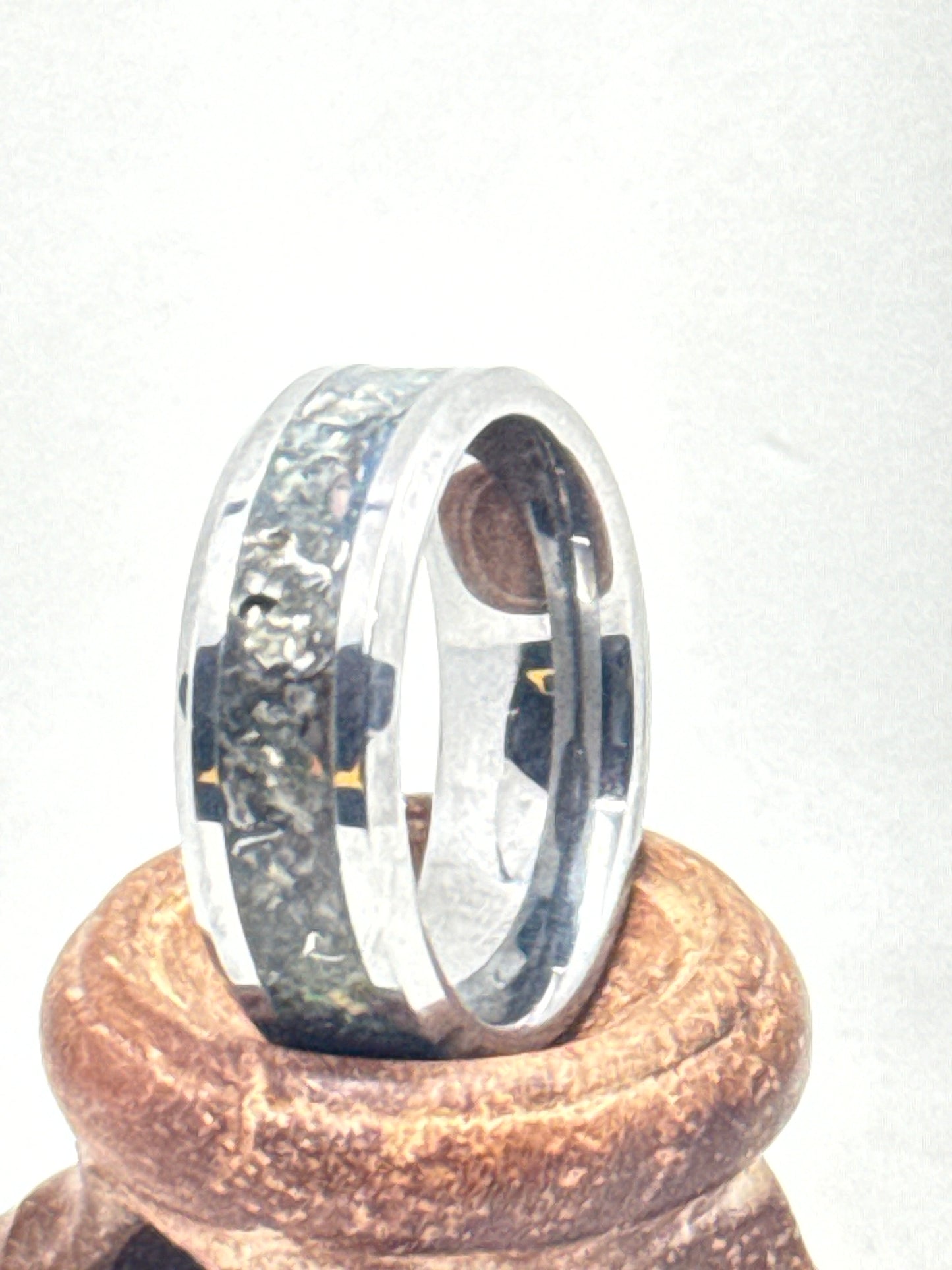 Universe Meteorite Fire Opal Mens