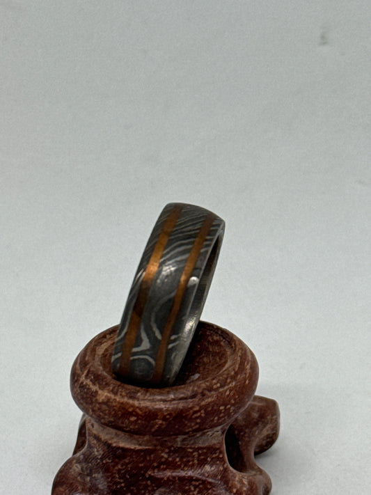Damascus Copper Banded