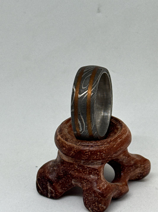 Damascus Copper Banded