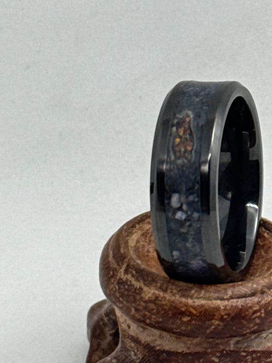 Black Ceramic  Universe Ring