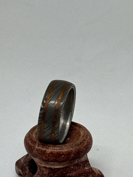 Damascus Copper Banded