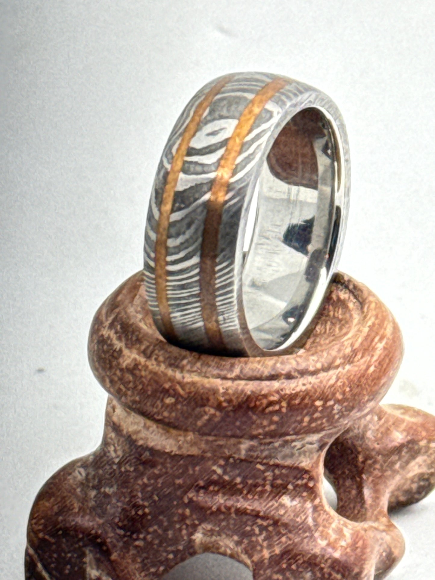 Damascus Copper Banded