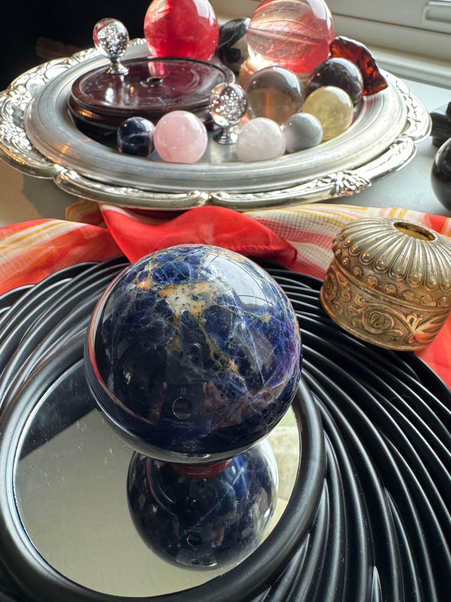 EARTH SODALITE SPHERE