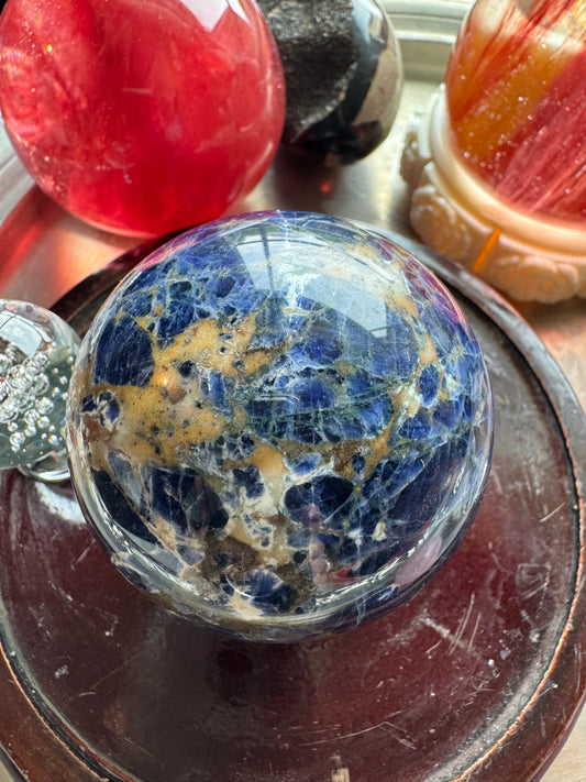 EARTH SODALITE SPHERE